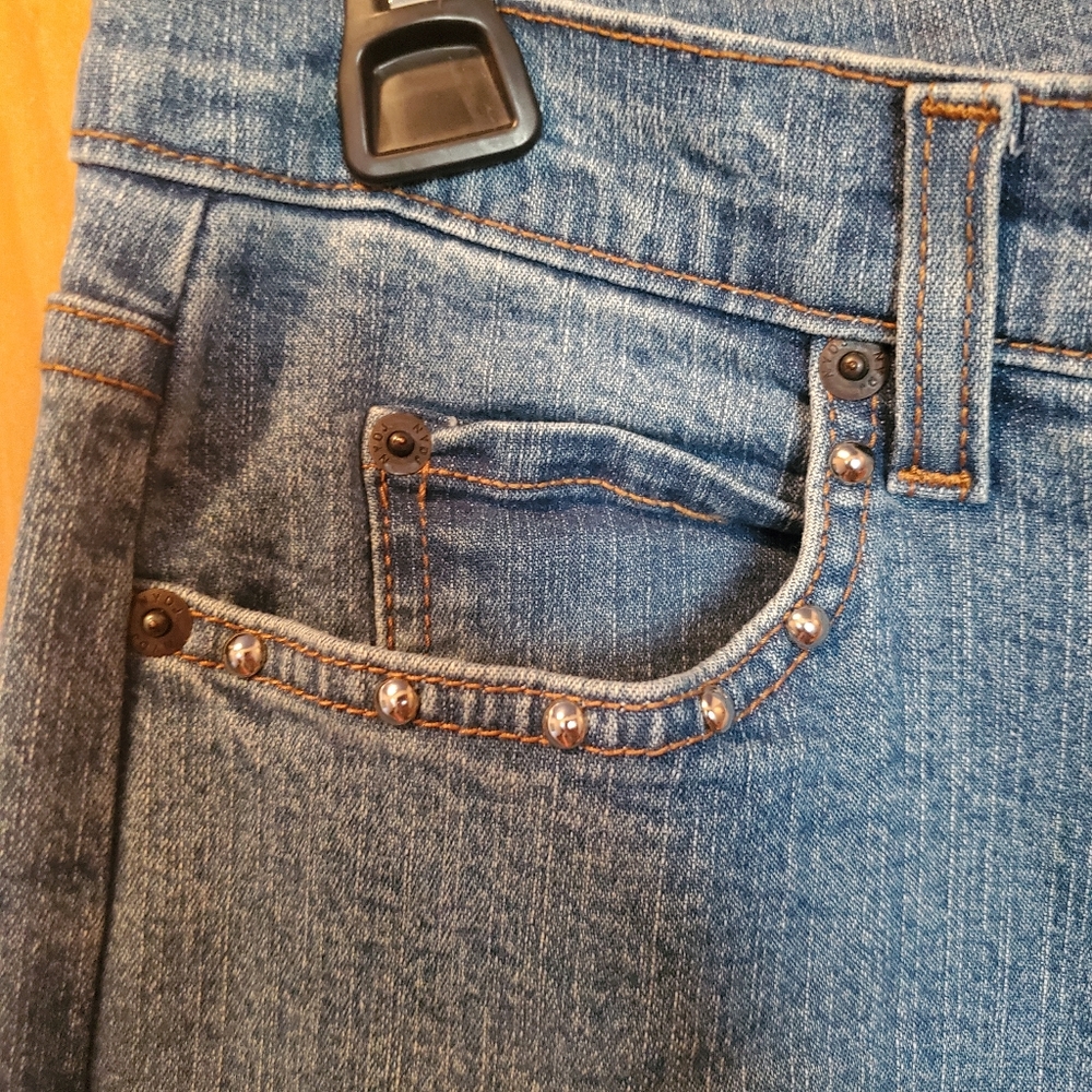 Not Your Daughter's Jeans with rhinestones. Size 6 - Picture 4 of 9